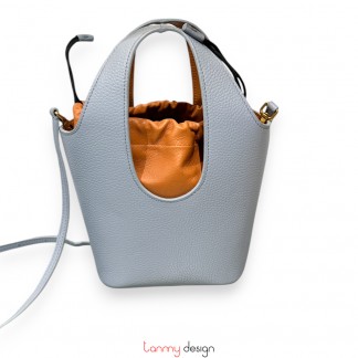 Túi AMEE xách tay kèm dây đeo chéo xanh nhạt